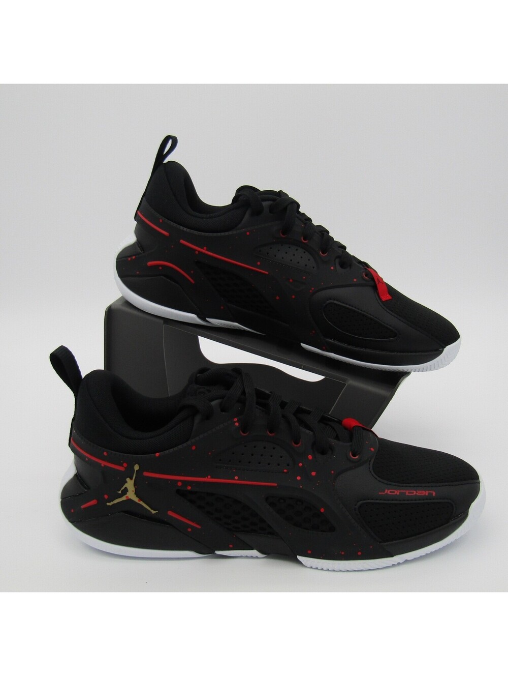 New Jordan Heir Series Men's 8 Basketball shoes Black Red